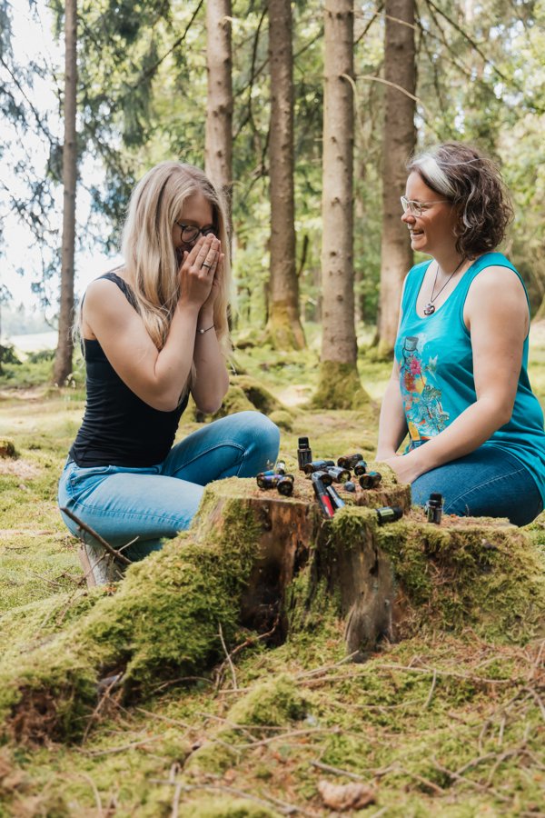 Ätherische Öle und Aromatouch Anwendung